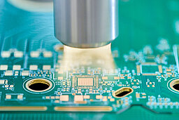 Plasma cleaning and activation of PCB