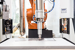 Openair-Plasma Behandlung einer Bipolarplatte für Brennstoffzellen